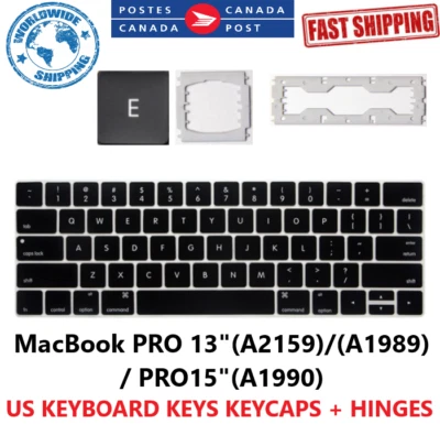 New US Keyboard Keys Keycaps Clips Hinges for Macbook A1990 / A1989 / A2159 - Image 1 of 4
