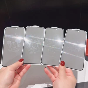 For IPhone 15 14 13 12 11 XS Anti-peeping Shadow Tempered Screen Film Protector - Picture 1 of 24