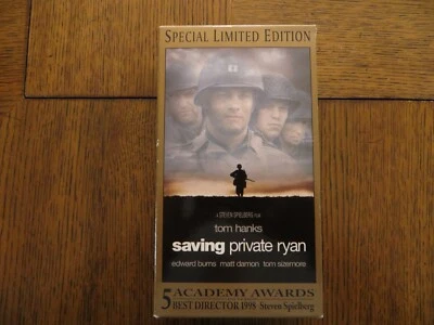 Saving Private Ryan - Tom Hanks, Matt Damon - 1998 - DreamWorks 2xVHS LIKE NEW!! - Image 1 of 4