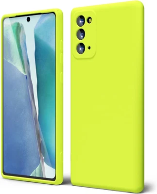 Funda Amarilla Samsung Galaxy Note 20 5G Gel Silicona Suave Flexible TPU Teléfono Cubierta Foto 1 de 4