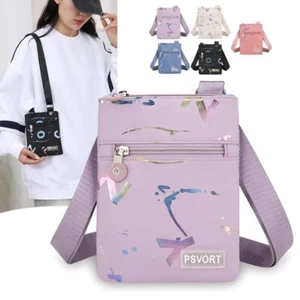 Letter Gold Stamping Casual Messenger Bag Lightweight Small Square Bag - Picture 1 of 17