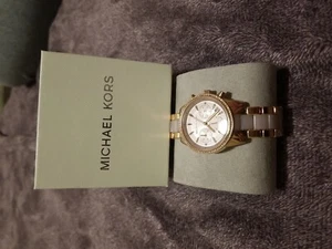 Michael Kors Ritz MK6307 37mm Stainless Steel Case with Rose Gold Plated... - Picture 1 of 2
