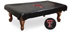 Housse de table de billard vinyle noir Texas Tech Red Raiders HBS