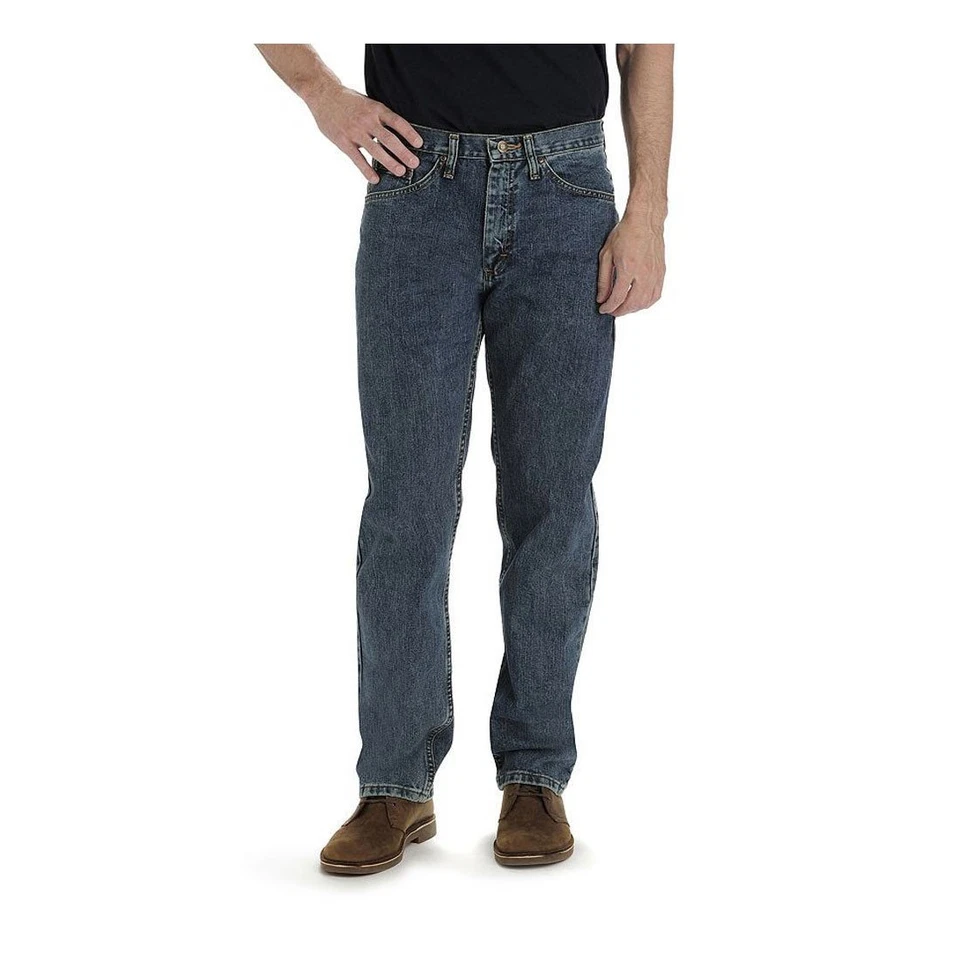 Men's Lee Relaxed Fit Straight Leg Blue Jeans (2055526) Newman - 38x34