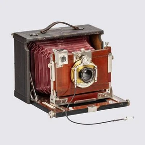Photo-Hall, Paris Folding Plate Camera - Picture 1 of 7