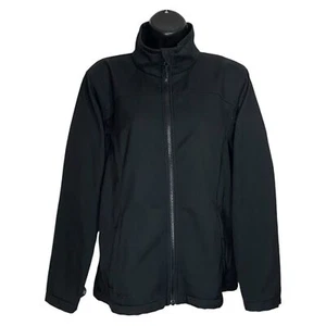 Columbia Interchange Jacket Womens M Softshell Full Zip Black Outdoors Gorpcore - Picture 1 of 10