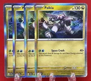 4x Pokémon TCG Palkia 136/191 Surging Sparks Holo Rare English 2024 NM - Picture 1 of 1