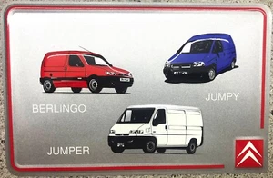 Citroen BERLINGO |  JUMPY | JUMPER Blechschild | Relief-Prägung Rarität/Sammler! - Bild 1 von 4
