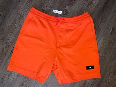 adidas Y-3 Organic Cotton French Terry Shorts Orange Solar Red IB4794 Mens 2XL - Image 1 of 4