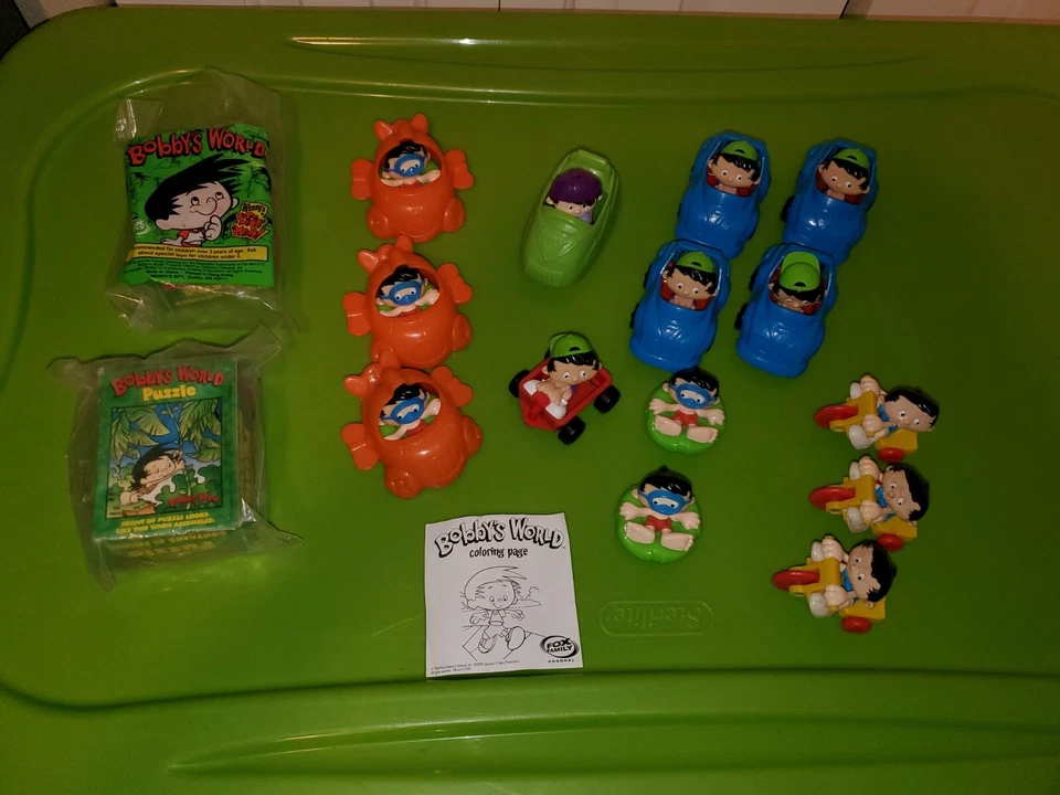 Juguetes de comida para niños "Bobby's World" (McDonald's / Wendy's)- ¡COMPRA 1, OBTÉN MÁS 20% DE DESCUENTO! Foto 1 de 1