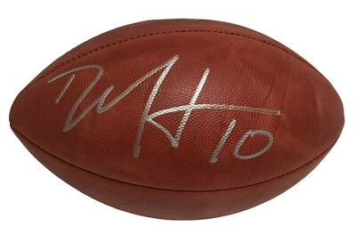 DeAndre Hopkins 签名 正品 Goodell Duke 足球基础 — 第 1/4 张图片