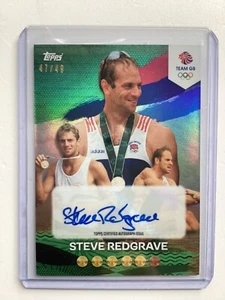 AUTÓGRAFO TOPPS TEAM GB 2024 STEVE REDGRAVE 47/49 - Imagen 1 de 2