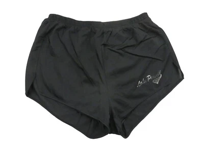 Vintage 80s 90s Running Sprinter Athletic Shorts Mens Large 2" Inseam Black Gym - Image 1 of 4