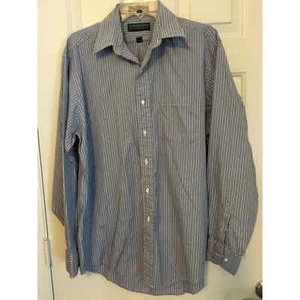 Claybrooke men’s 100% cotton pinpoint dress shirts. Size 16, 34/35 - Picture 1 of 3