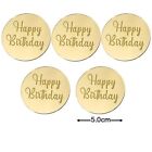 5 Pcs Happy Birthday Cupcake Topper Party Dessert Cake Top Flag