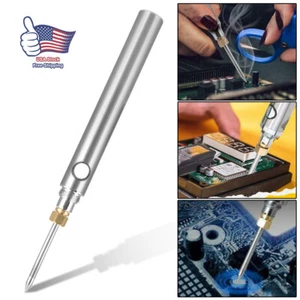 Wireless Rechargable Welding Tool Soldering Iron Mini Portable Battery Soldering - Picture 1 of 10