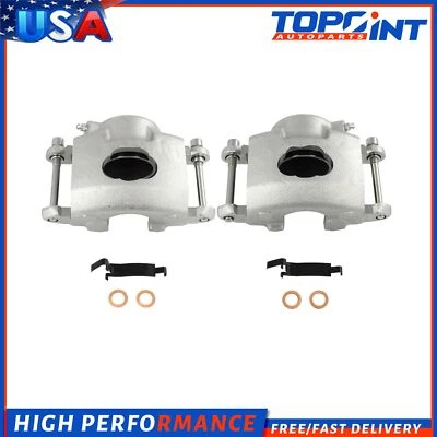 Compatível com 1973-1975 Pontiac Grand Am 73-76 Grand Prix conjunto de 2 pinças de freio dianteiro - Imagem 1 de 4