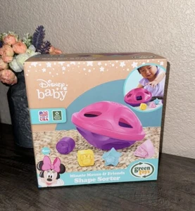 Disney Baby Minnie Mouse & Friends Shape Sorter BPA Free Made In USA Green NEW! - Picture 1 of 7