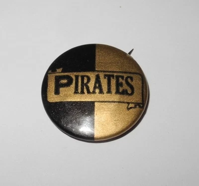 1940's Baseball Pittsburgh Pirates Stadium Booster Souvenir Pin Charm Pinback - Image 1 of 2