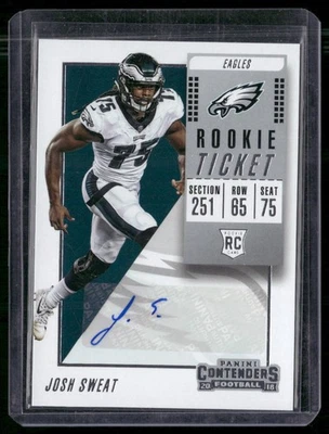 2018 Panini Contenders #279 Josh Sweat - Image 1 of 2
