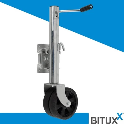 19547/ Stützrad Anhänger Anhängerstützrad Kurbelstützrad Höhenverstellbar 900kg - Bild 1 von 4