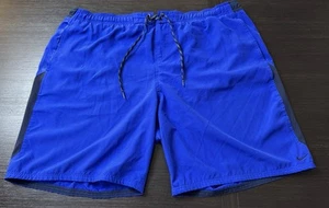 Nike Men’s Swimming Trunks Size 4XLT Blue/Navy, Big & Tall Beach Summer - Picture 1 of 5