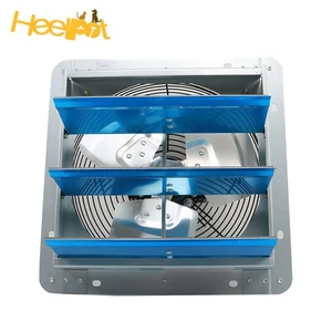 12 In Shutter Exhaust Fan Aluminum w/Speed Controller Power Cord Kits Wall Mount - Picture 1 of 8