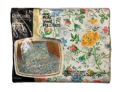 Sábana Completa Plana Floral Vintage JC Penney Juliet Foto 1 de 4