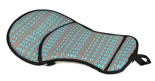 Showman Teal & Brown Navajo Diamond Print Seat Saver - Image 1 of 1