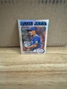 2024 TOPPS HERITAGE HIGH NUMBER JORDAN HICKS #98 SILVER CHROME /225 - Picture 1 of 3