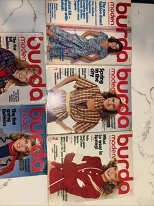 Vintage Burda Zeitschrift 1980, Konvolut 5 Stück - Bild 1 von 19