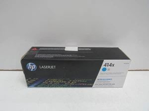 GENUINE HP W2021X (414X) CYAN HIGH YIELD TONER CARTRIDGE - Bild 1 von 3