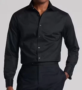 Kenneth Cole Awareness Performance Stretch Slim For Dress Shirt Black 16 32/33 L - Picture 1 of 3