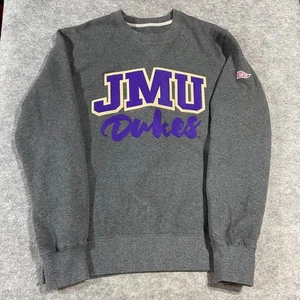 James Madison University Dukes Campus Embroidered Sweatshirt Sweater Pullover - Picture 1 of 13