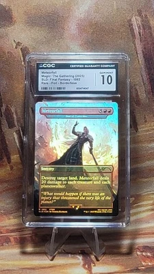 MTG Meteorfall (Sephiroth) Final Fantasy VII Secret Lair 🌈 Foil CGC 10 - Image 1 of 4
