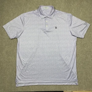 Peter Millar Summer Comfort Polo Shirt The Breakers Mens XL Short Sleeve AOP - Picture 1 of 11