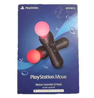 Sony PlayStation Move Motion Controllers PS4 PS VR - Set of 2 - Image 1 of 4