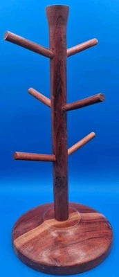 "Taza de madera para hogar y mano árbol magnolia 15 2/4"" alto 7"" ancho tiene capacidad para 6 tazas"  Foto 1 de 4