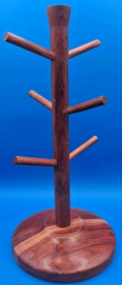 "Taza de madera para hogar y mano árbol magnolia 15 2/4"" alto 7"" ancho tiene capacidad para 6 tazas"  Foto 1 de 4