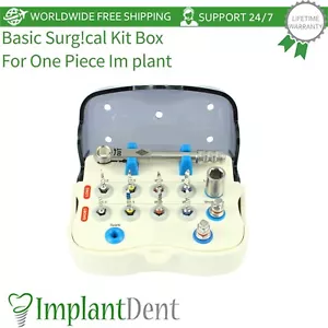 Dental Basic Surg!cal Kit Caja Para Una Pieza Acero Inoxidable Odontología - Imagen 1 de 3