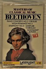 MASTERS OF CLASSICAL MUSIC VOL.3  "Beethoven"  1988 Cassette  LaserLight 79836