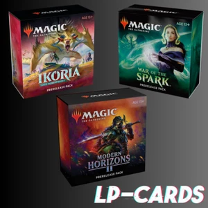 Ikoria + War of the Spark + Modern Horizons 2 kits de paquete de prelanzamiento SELLADOS - Imagen 1 de 1