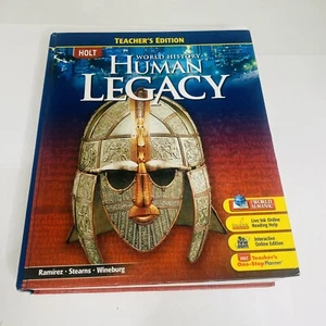 HOLT WORLD HISTORY HUMAN LEGACY TEACHER'S EDITION 2008 Hardcover HC - Picture 1 of 16
