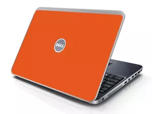 ORANGE Vinyl Lid Skin Cover Decal fits Dell Inspiron 15R N5010 Laptop - Picture 1 of 1