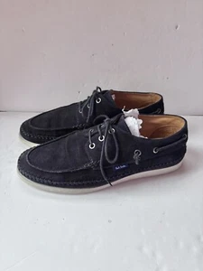 Paul Smith Navy Suede Boat Deck Shoes Loafers Mens UK 8 - Picture 1 of 9