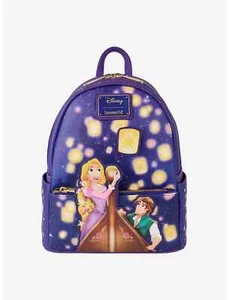 Mini Mochila Iluminada Escena Linternas Enredadas Loungefly Disney - Nueva Con Etiquetas - Imagen 1 de 4