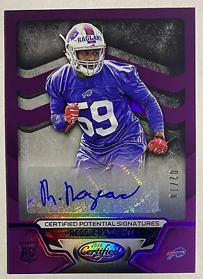 2016 Certified Mirror Signatures Purple #/10 Rookie Reggie Ragland Auto SSP RC - Image 1 of 4