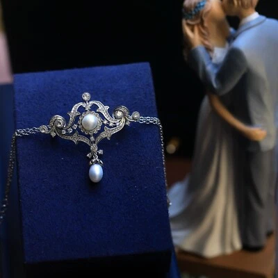 Braccialetto Regolabile Argentato Belle Periodo Alloro Pizzo Incastonato Cz Vero - Immagine 1 di 4