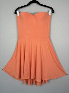 Victoria’s Secret Peach Orange Tube Bra Top Dress 36B New w/ Tags