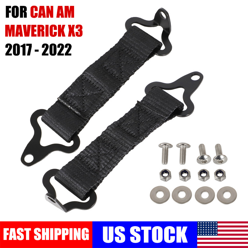 Left Right Door Tether Open Limiter Straps Belt For Can Am Maverick X3 2017-2022